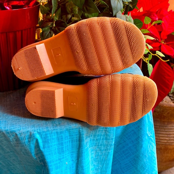 Duck boots waterproof Navy and Tan - Picture 3 of 5